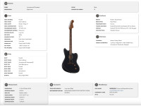 Fender Acoustasonic Standard Jazzmaster BLK Fender Acoustasonic Standard Jazzmaster BLK